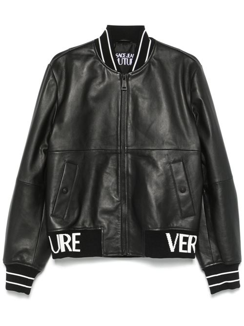 Bomber uomo in pelle Versace jeans Couture | 78GAVP07CPPS3899